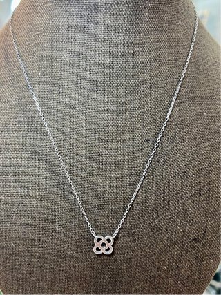 Collar Plata Flor Barcelona