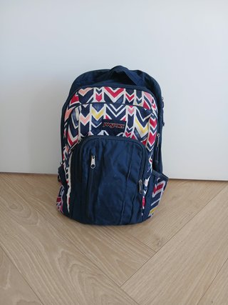 Mochila JanSport Azul Estampada