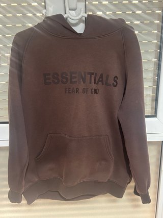 Sudadera Fear of God Essentials Marrón