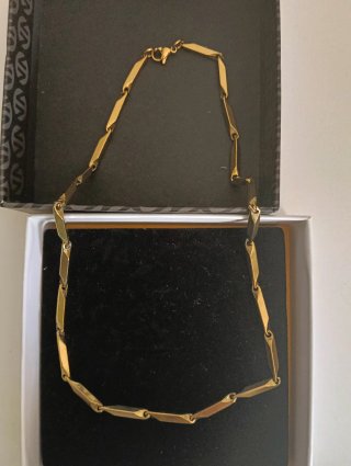 COLLANA PLACCATA ORO 18K MAGLIA PRISMA