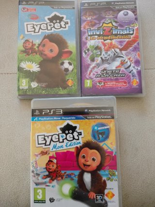 Juegos PSP: EyePet y Invizimals