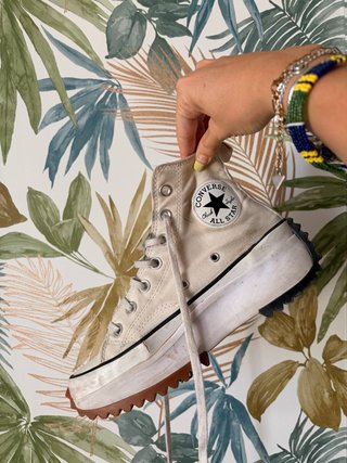 Converse Chuck Taylor Plataforma Beige