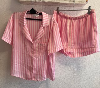 Pijama Nuevo Rayas Rosas Talla s