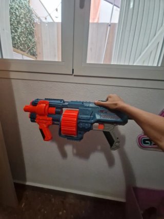 Nerf Mega Azul y Naranja