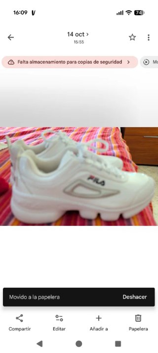 Bambas Fila Blancas