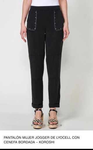 Pantalón Jogger Koroshi Negro
