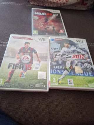 3 Juegos de Nintendo Wii (Deportes)