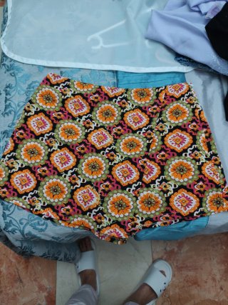 Falda pantalón estampada