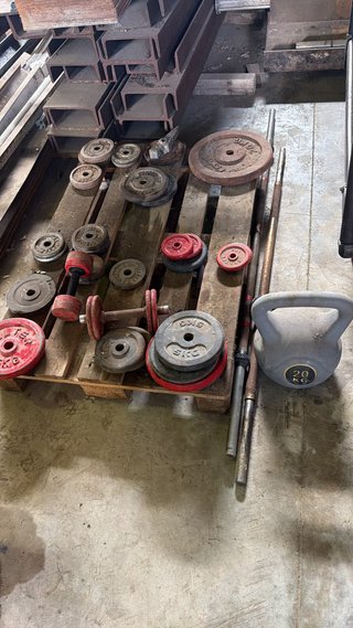 Pesas de gimnasio