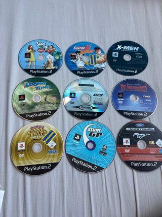 Lote de 9 Juegos PlayStation 2 (PS2)