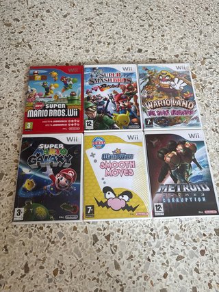 6 Juegos Nintendo Wii