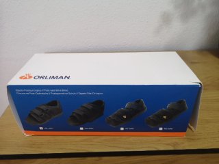 Zapato plano Postoperatorio Orliman Negro