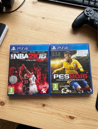 Lote Juegos PS4: NBA 2K16 + PES 2016