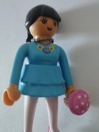 Playmobil Muñeca Vestido Azul