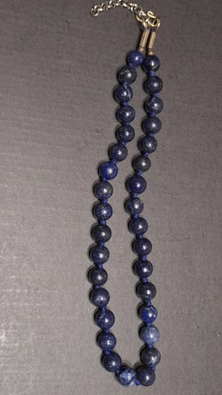 Collar Cuentas Lapislázuli
