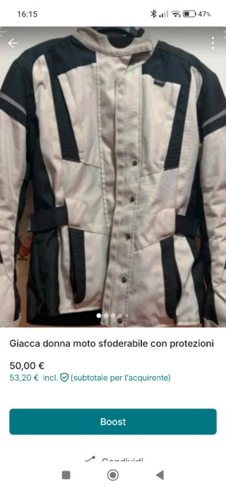 Giacca Moto Donna con Protezioni