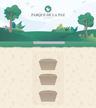 Parcela funeraria en Parque de La Paz