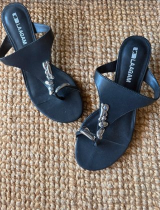 Sandalias Laagam Negras Talla 40