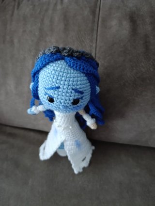 Muñeca Amigurumi Novia Cadáver