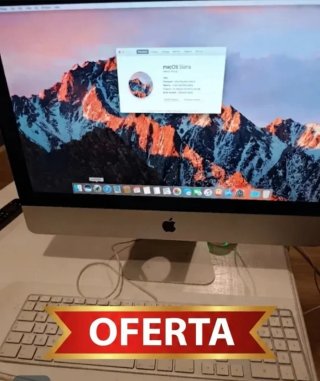 iMac Apple 21,5" Plata macOS Sierra
