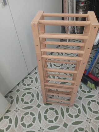 Botellero de madera