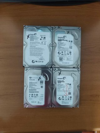 Lote 4 Discos Duros HDD 3.5 SALDUL RIESGO