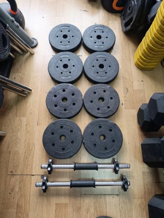 Set de 2 Mancuernas de 11kg TARAS