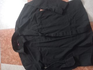 Camisa de vestir negra Talla M
