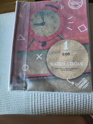 Libros matemáticas operación mundo 1 eso
