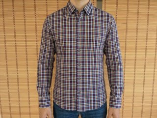 Camisa de cuadros hombre