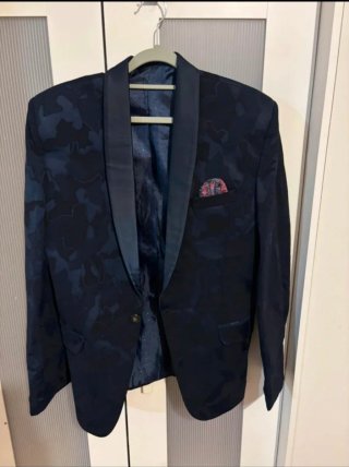 Americana de Camuflaje Azul