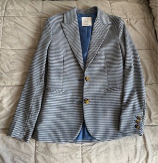 Americana Mango de Cuadros