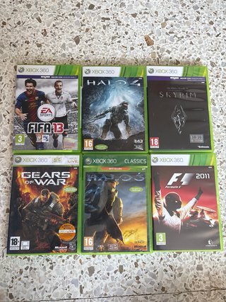 Lote 6 Juegos Xbox 360