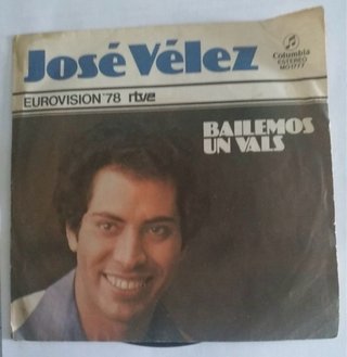 Vinilo José Vélez Bailemos un Vals Eurovision '78