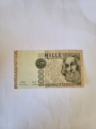 Billete 1000 Lire Italia 1982 Marco Polo