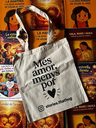 Bolso Tote Més amor, menys por