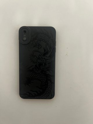 Custodia iPhone XS Max Drago Nero