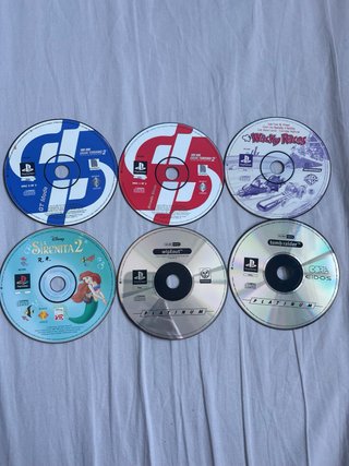 6 Juegos PlayStation 1 (PS1)