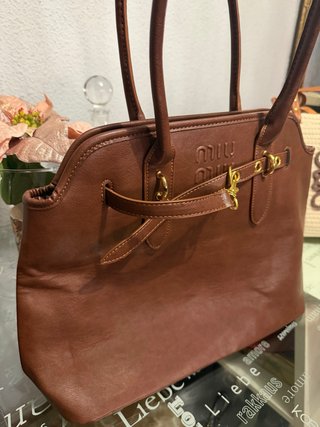 Bolso Marrón estilo Miu miu