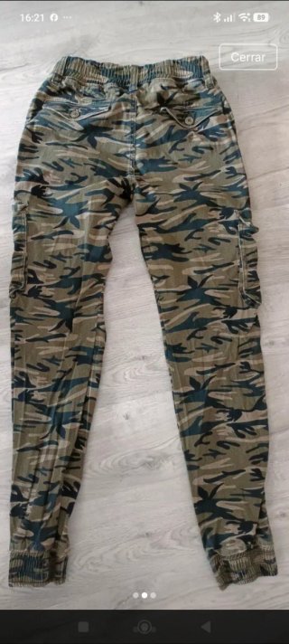 Pantalón Militar Estampado Talla 40