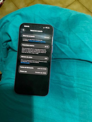 iPhone 16 Plus - Salud Batería 95%