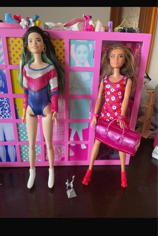 Lotto 2 Bambole Barbie