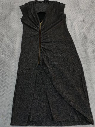 Vestido Liu Jo Lana Negro/Gris