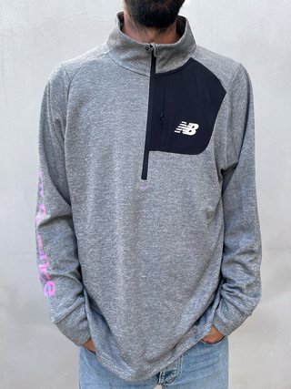 Sudadera New Balance Gris