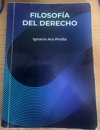 Filosofía del Derecho - Ignacio Ara Pinilla