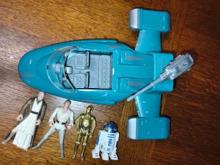 Nave Star Wars Flash Speeder con 4 Figuras