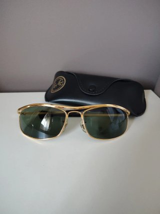 Lote 2x Gafas Ray-Ban Vintage B&L USA Doradas
