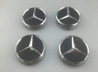 Centro de rueda Mercedes carbono