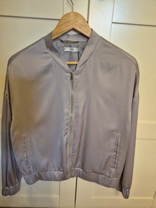 Chaqueta Bomber Satinada Mango Talla M