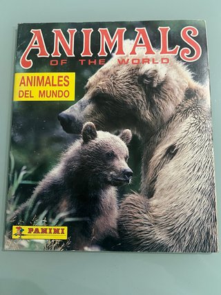 Álbum Panini Animales del Mundo